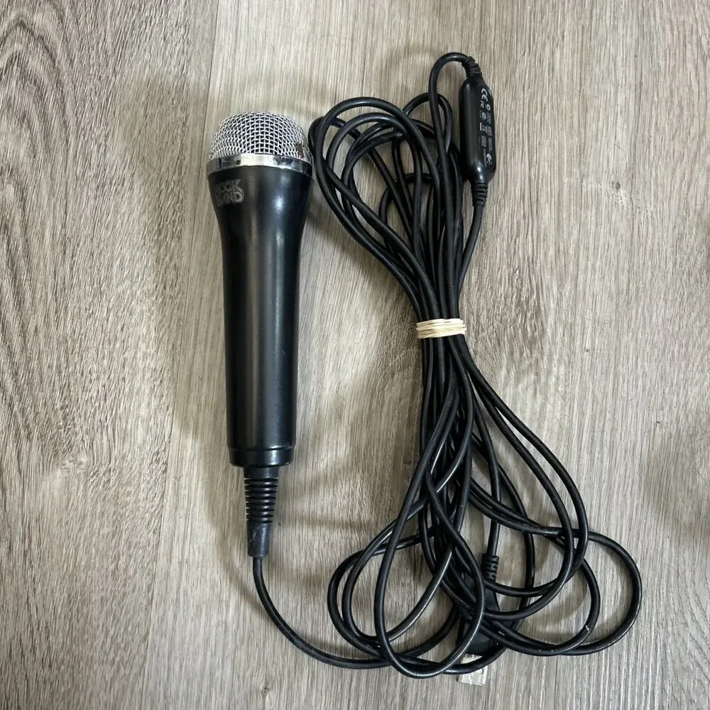 Rock Band Guitar Hero USB Microphone Set Of 3 Wii PS2 PS3 Xbox 360 Tested Works